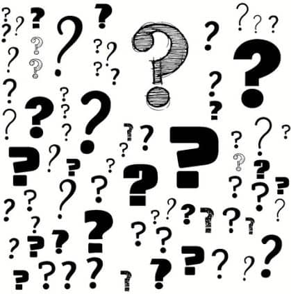 question marks 